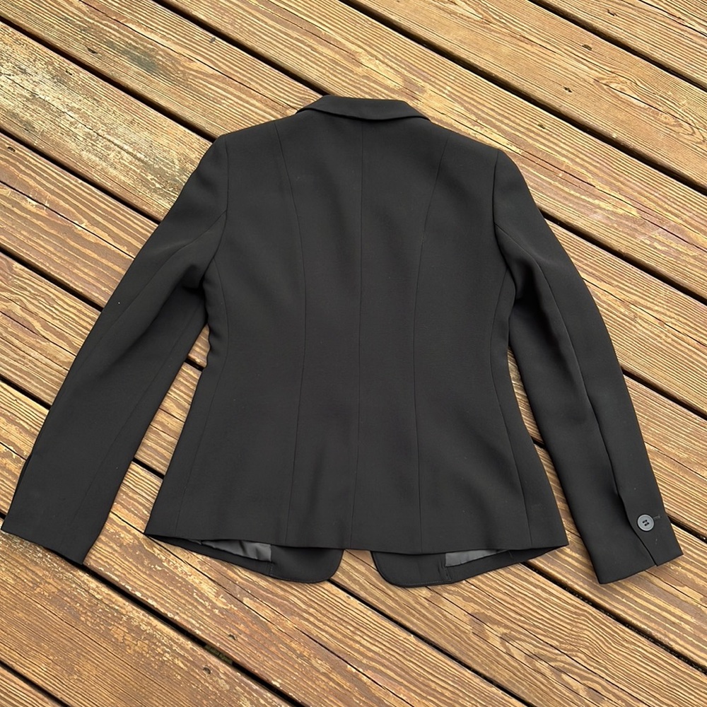 Stylish 3-Button Front Black Fitted Business Blaz… - image 8